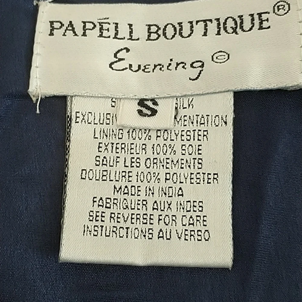 Papell Boutique Evening Beaded Sequins Jacket Vintage S - Picture 8 of 12